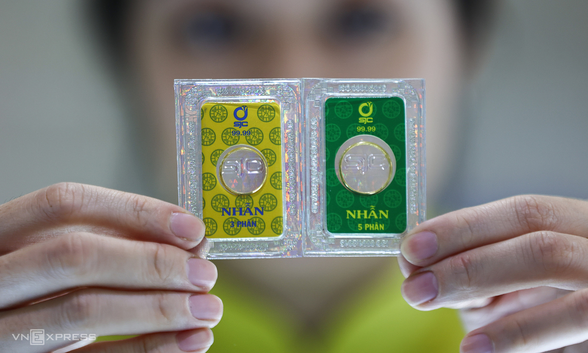 Mỗi lượng vàng giảm 2 triệu đồng