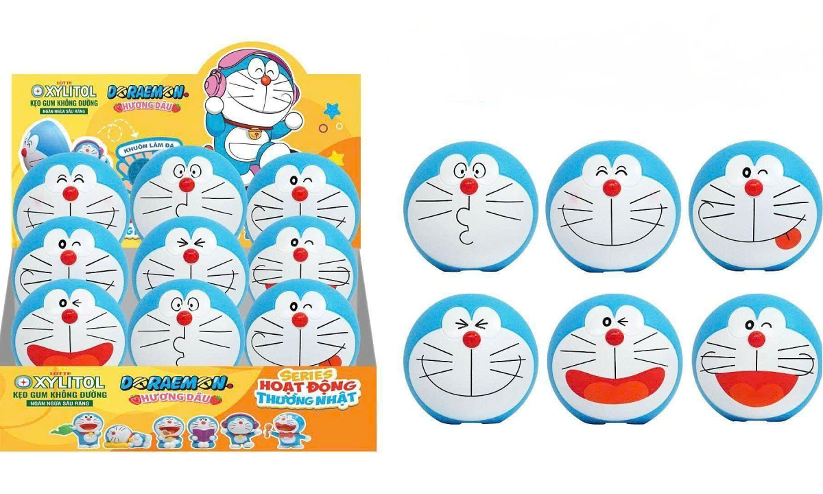 Lotte Doraemon Ball gia nhập thương hiệu Lotte Xylitol