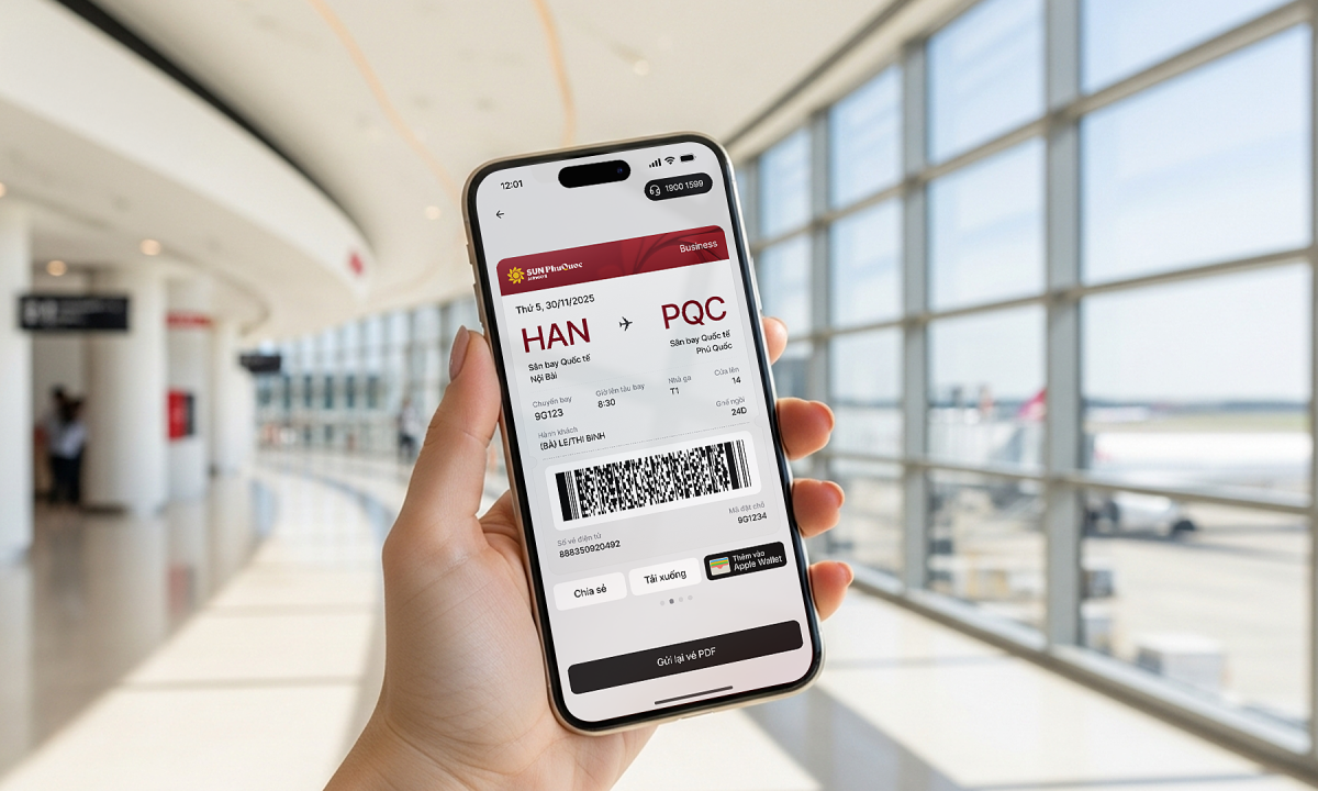 Ra mắt ứng dụng Sun PhuQuoc Airways