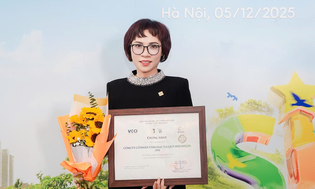 Chiến lược bền vững giúp PNJ nhận giải Ngôi sao CSI